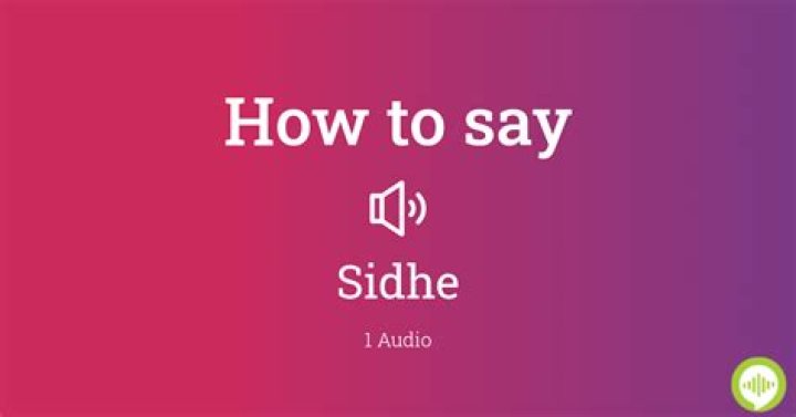 How to pronounce sidhe