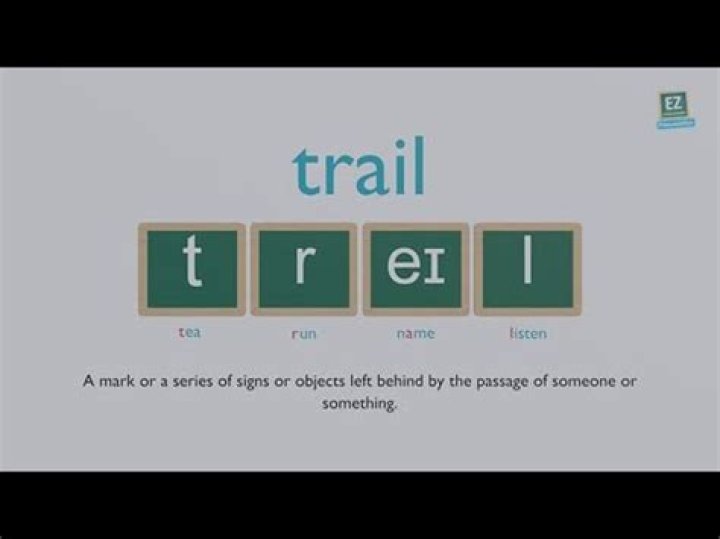 How to pronounce trail