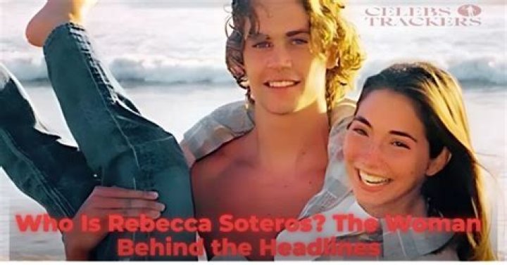 Unveiling The Life Of Rebecca Soteros: A Journey Beyond The Spotlight